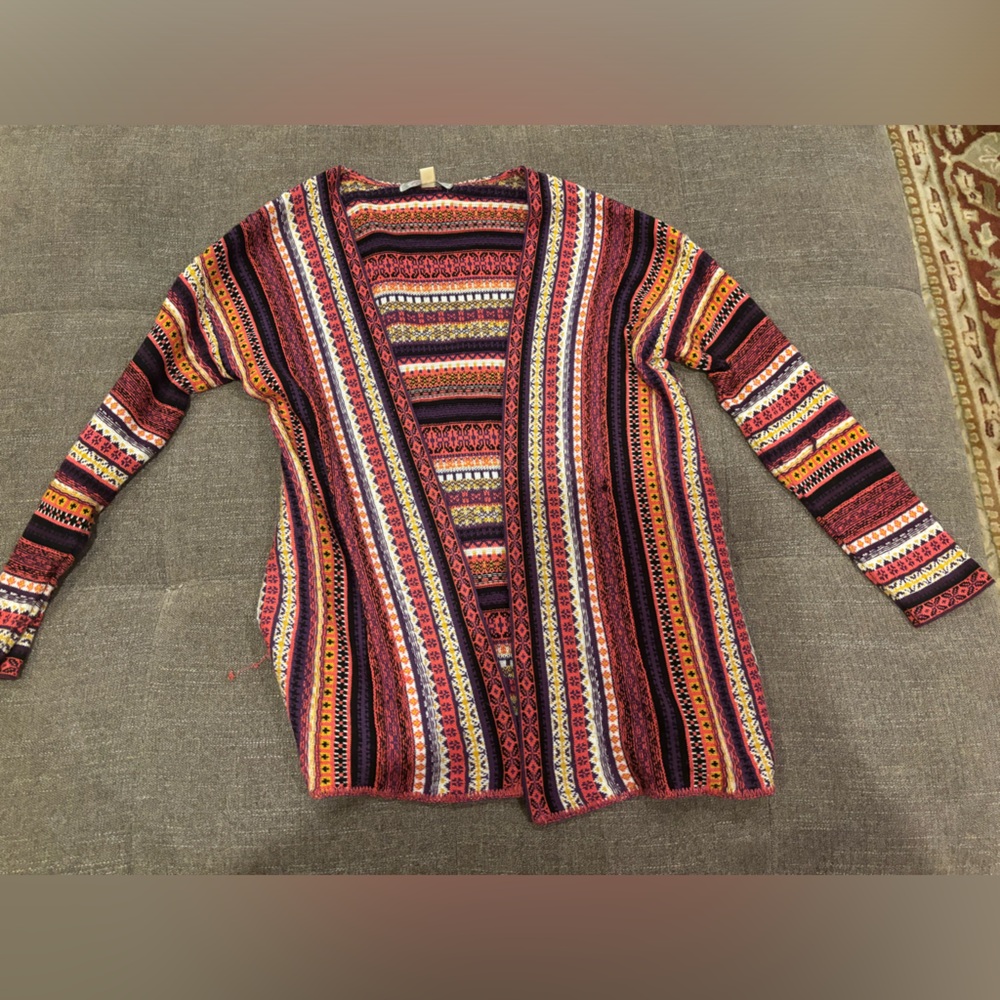 Small multi colored cardigan